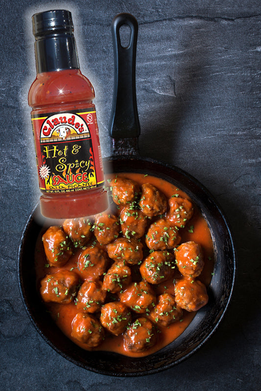 Claude’s Spicy BBQ Meatballs