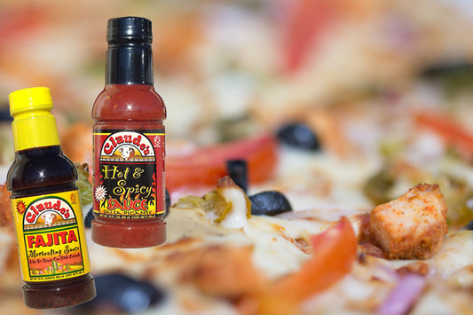 Claude’s Grilled Chicken Fajita Marinade Pizza