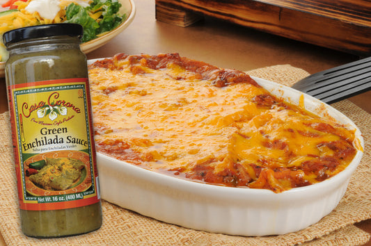 Claude’s Green Chile Tortilla Casserole
