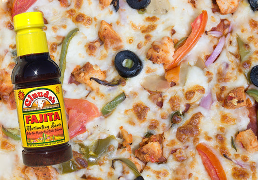 Claude’s Grilled Chicken Fajita Pizza!